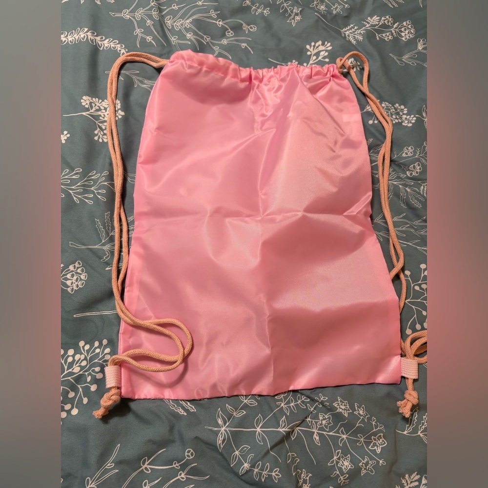 Pink Drawstring Bag - Picture 3 of 4